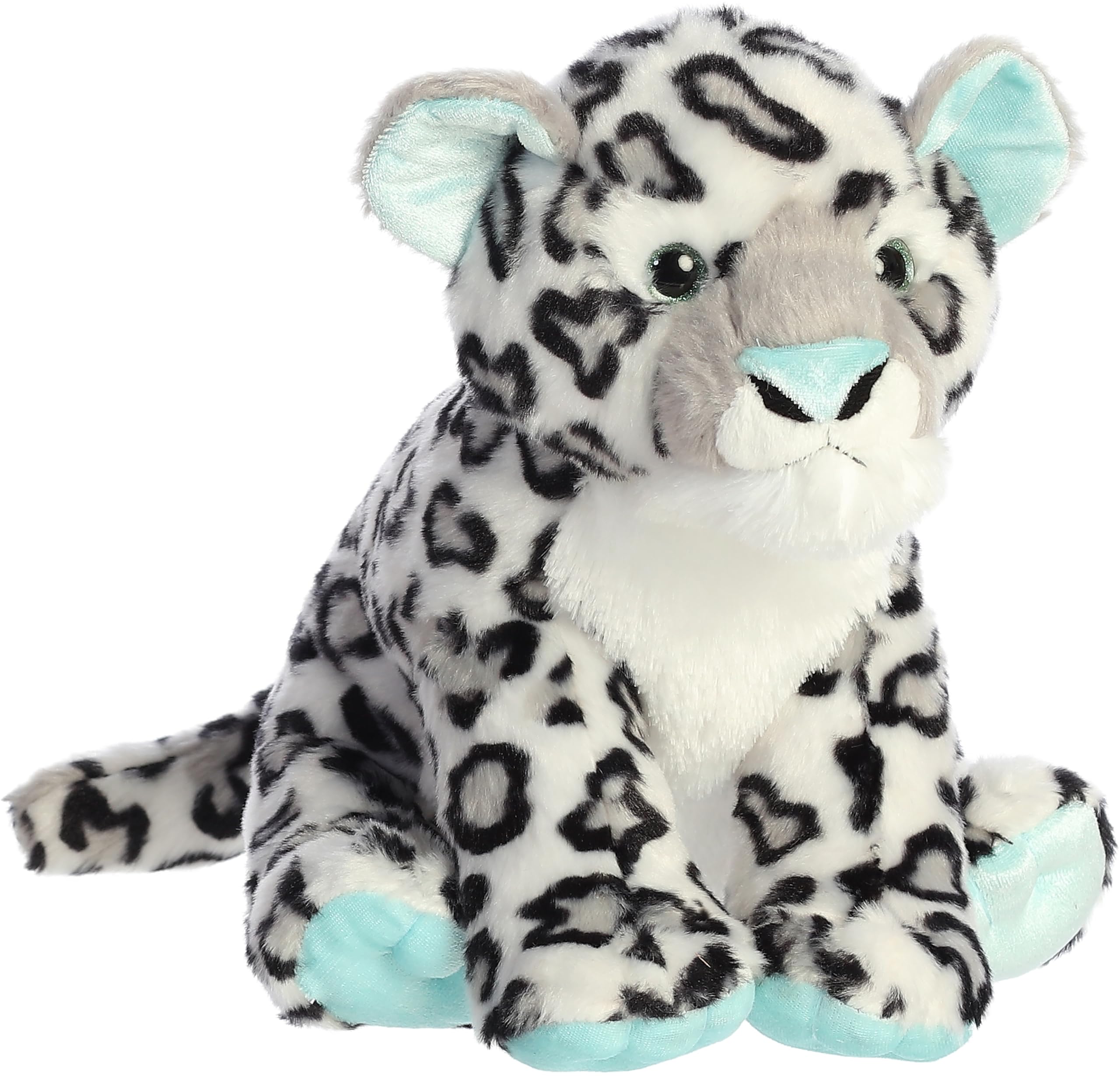Aurora® Adventurous Destination Nation™ Snow Leopard Stuffed Animal - Global Exploration - Learning Fun - Mint 12 Inches