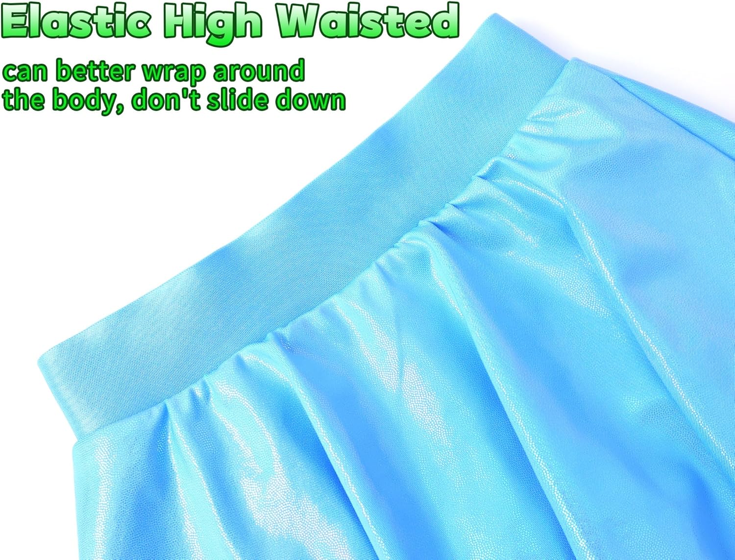 Gnainach Girls Skorts High Waist Athletic Skirts with Shorts Stretchy Activewear for Teens Kids Performance Tennis - Image 3