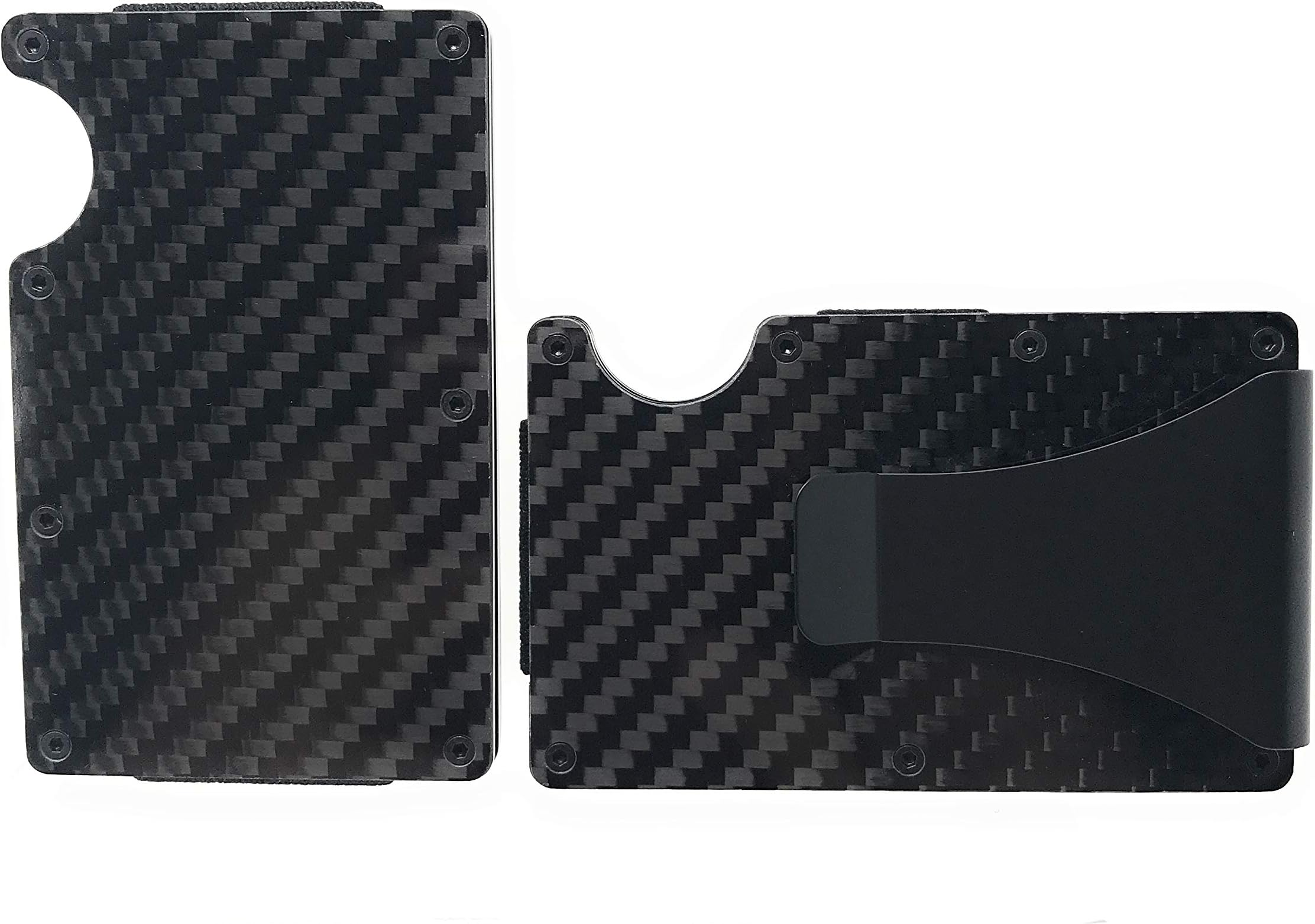 LCK Carbon Fiber Wallet - Mens and Womens Wallet Card Holder/Money Clip with RFID Blocking Technology