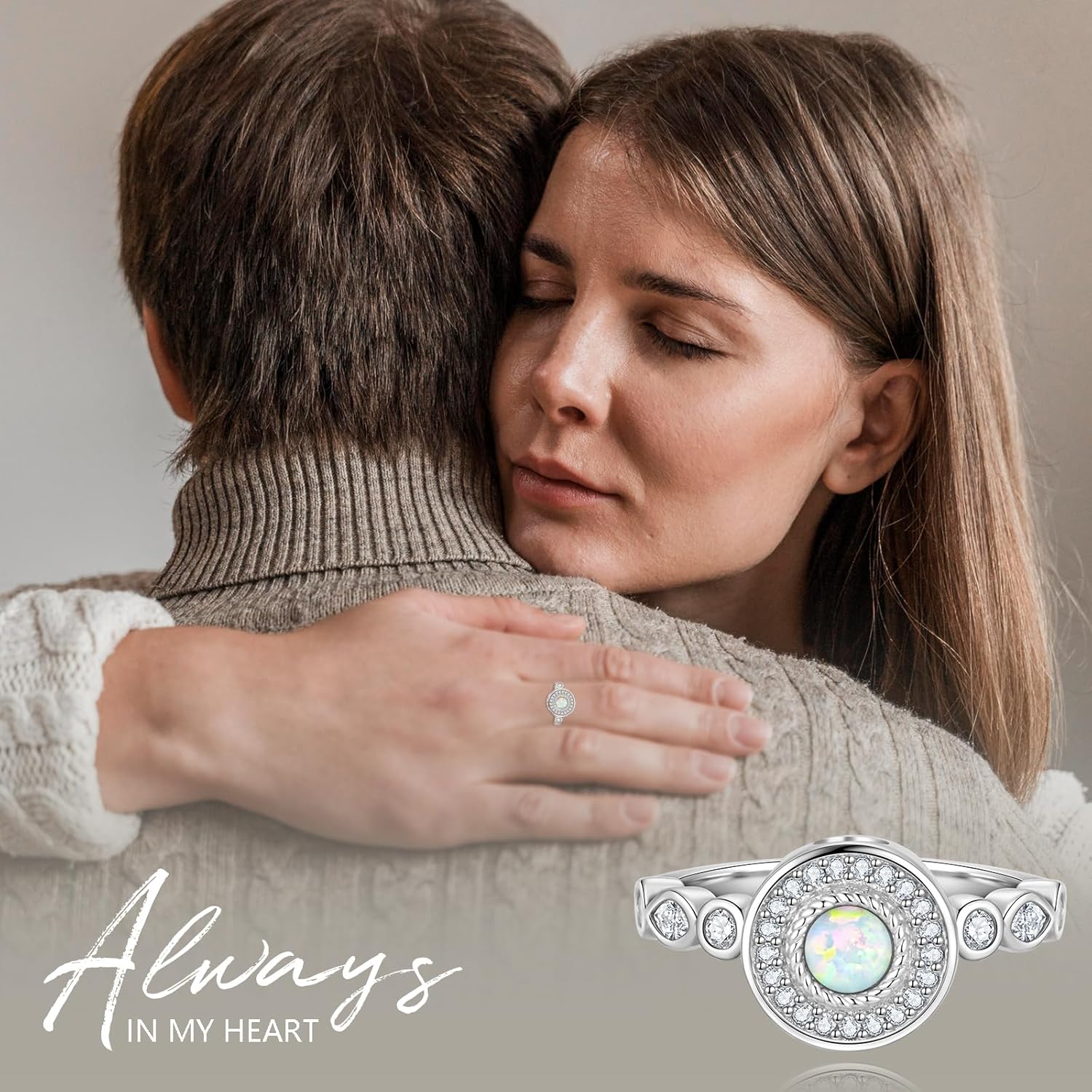 Circle of Life Urn Rings for Ashes for Women Sterling Silver Memorial Keepsake Cremation Jewelry for Ashes of Loved Ones