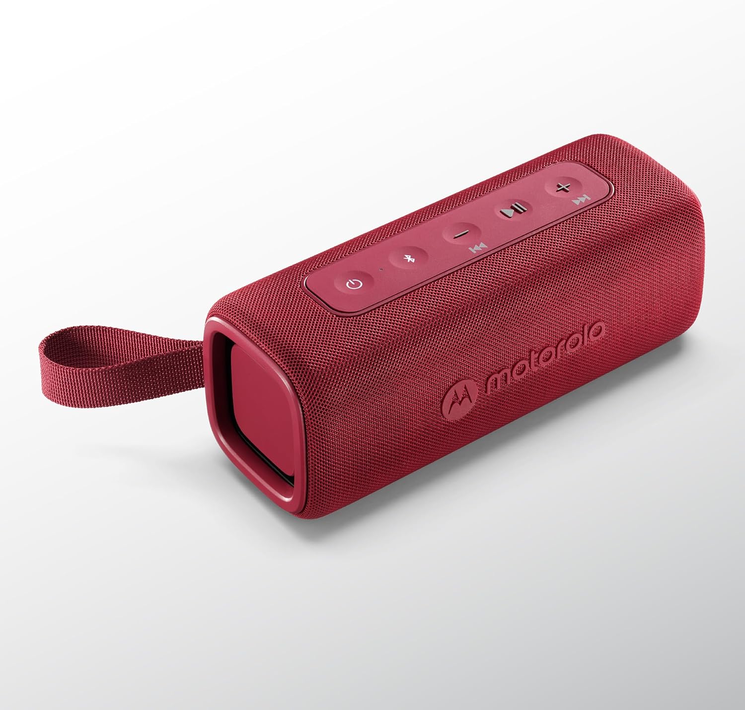 Motorola Sound ROKR 600 Portable Bluetooth Speaker, 6-Hour Playtime, IP67 Water Resistant, Speaker for Home/Outdoors, Compatible wtih iPhone, Red