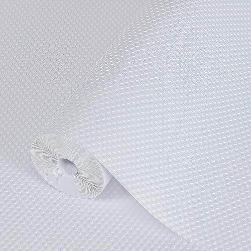 Hersvin Shelf Liners - Alfombrillas de EVA para cajones de 16 pulgadas x 20 pies, almohadilla no adhesiva para armario, forro para gabinete de