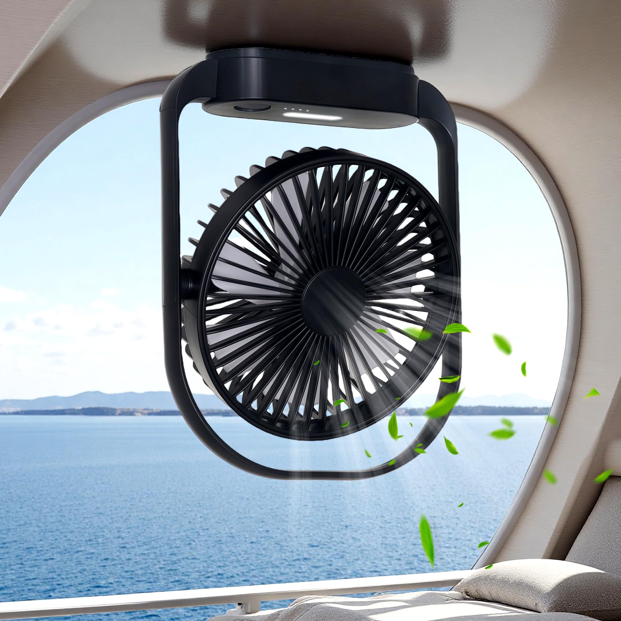 GIIKNEW 4000mAh LED Cruise Fan