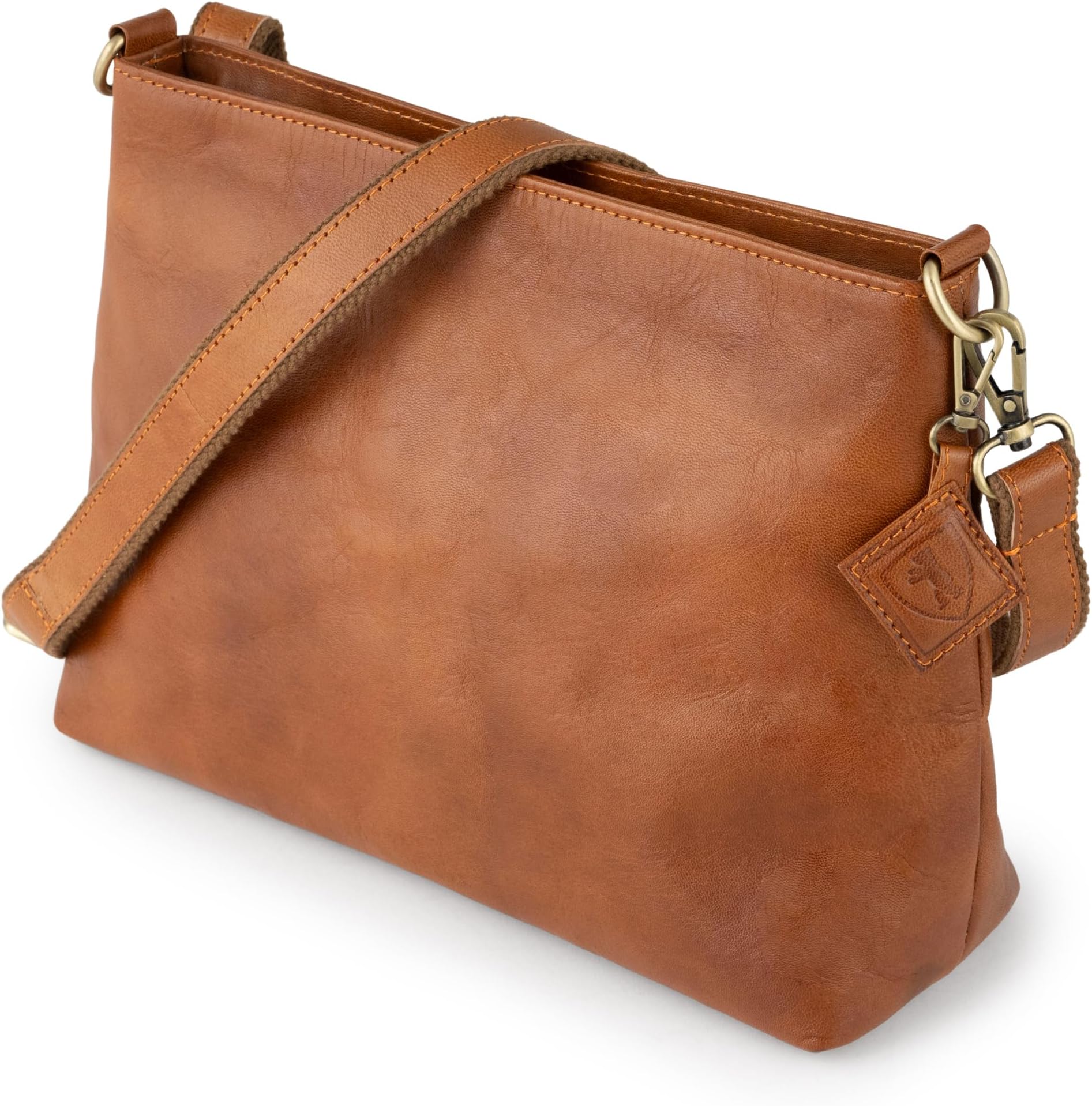 Full Grain Leather Crossbody Purses For Women Marbella M