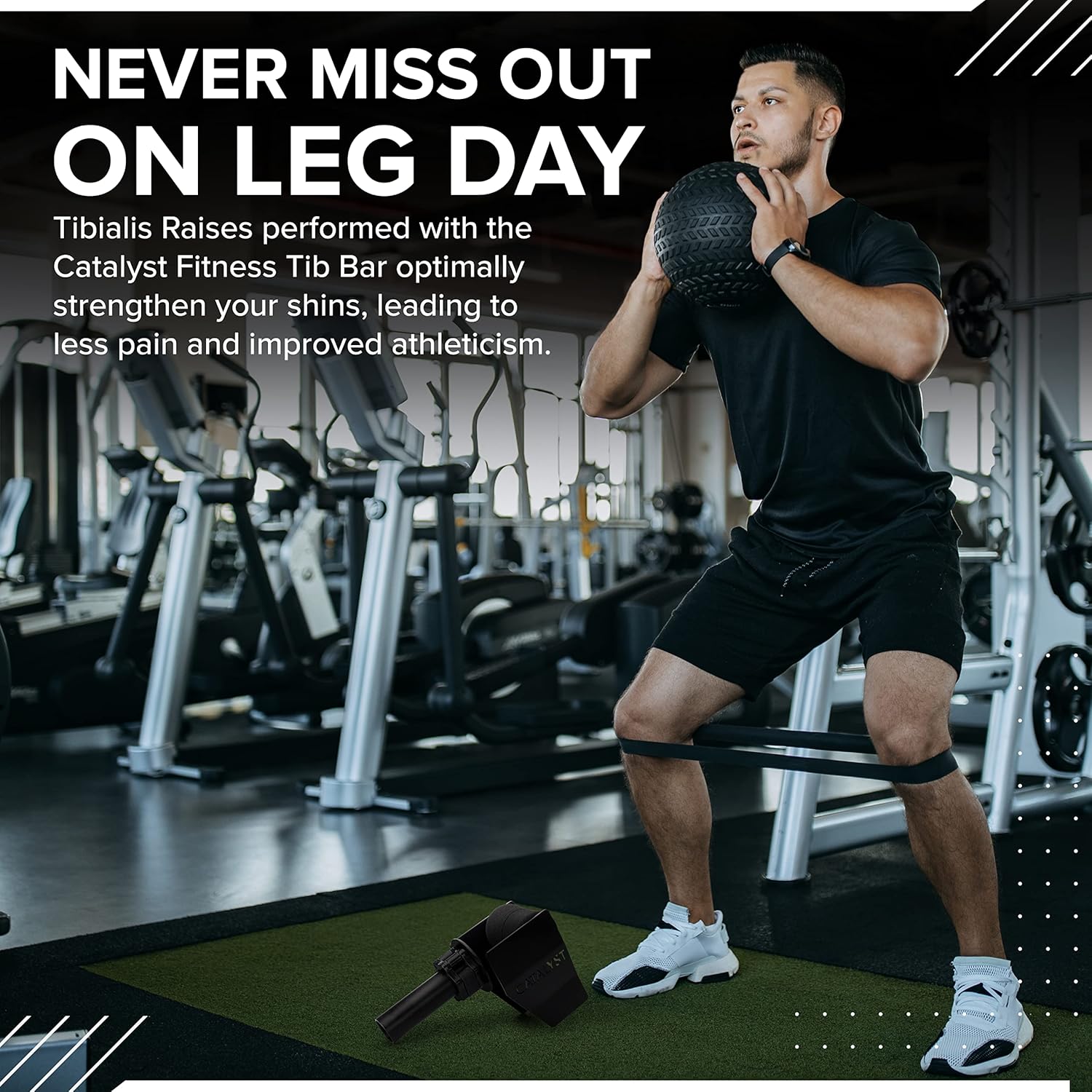 Catalyst TibPro Premium Steel Tib Bar for KneesOverToes Tibialis ...