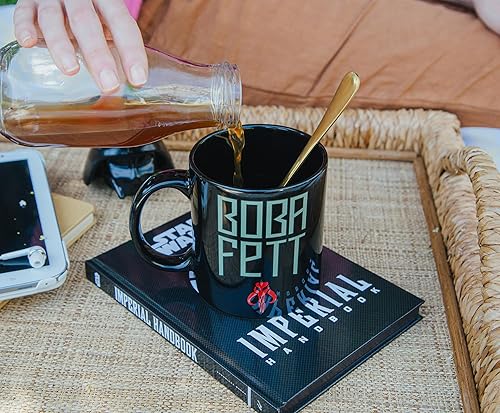 Miniatura 32 de Silver Buffalo Star Wars Episodio 4 - Taza de cerámica con cuadrícula de personajes, 14 onzas