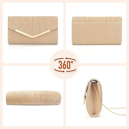 Miniatura 3 de Bolsos de mano para mujer, bolso de noche, bolso de hombro, bolso cruzado para boda, cóctel, fiesta de graduación