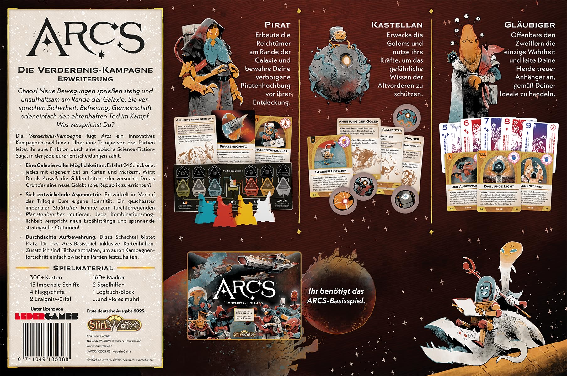 ARCS – Kampagnenerweiterung, Expertenspiel, Deutsch