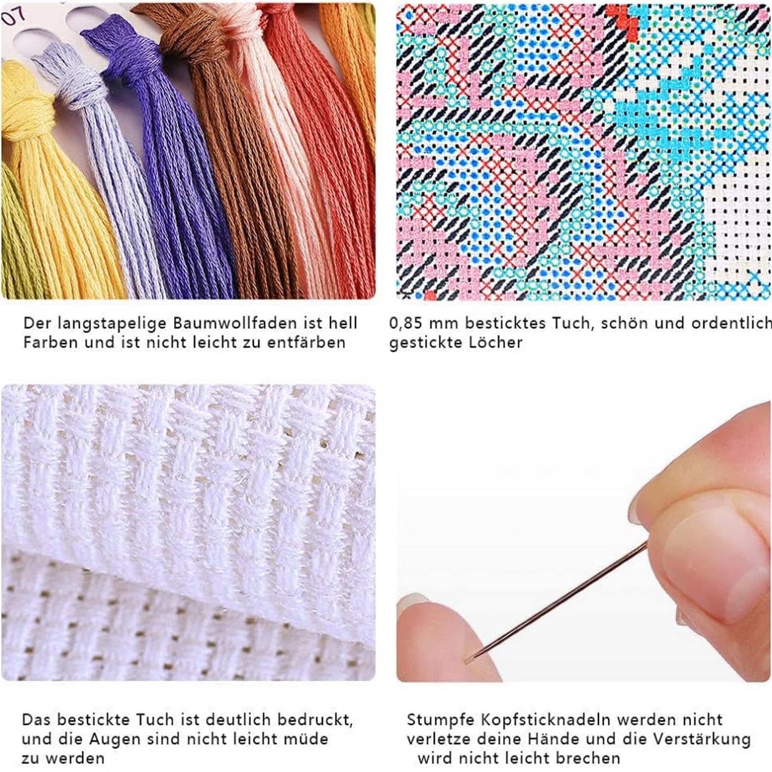 Cozy Kit Ricamo Starter Kit Per Principianti, Set Per Embroidery