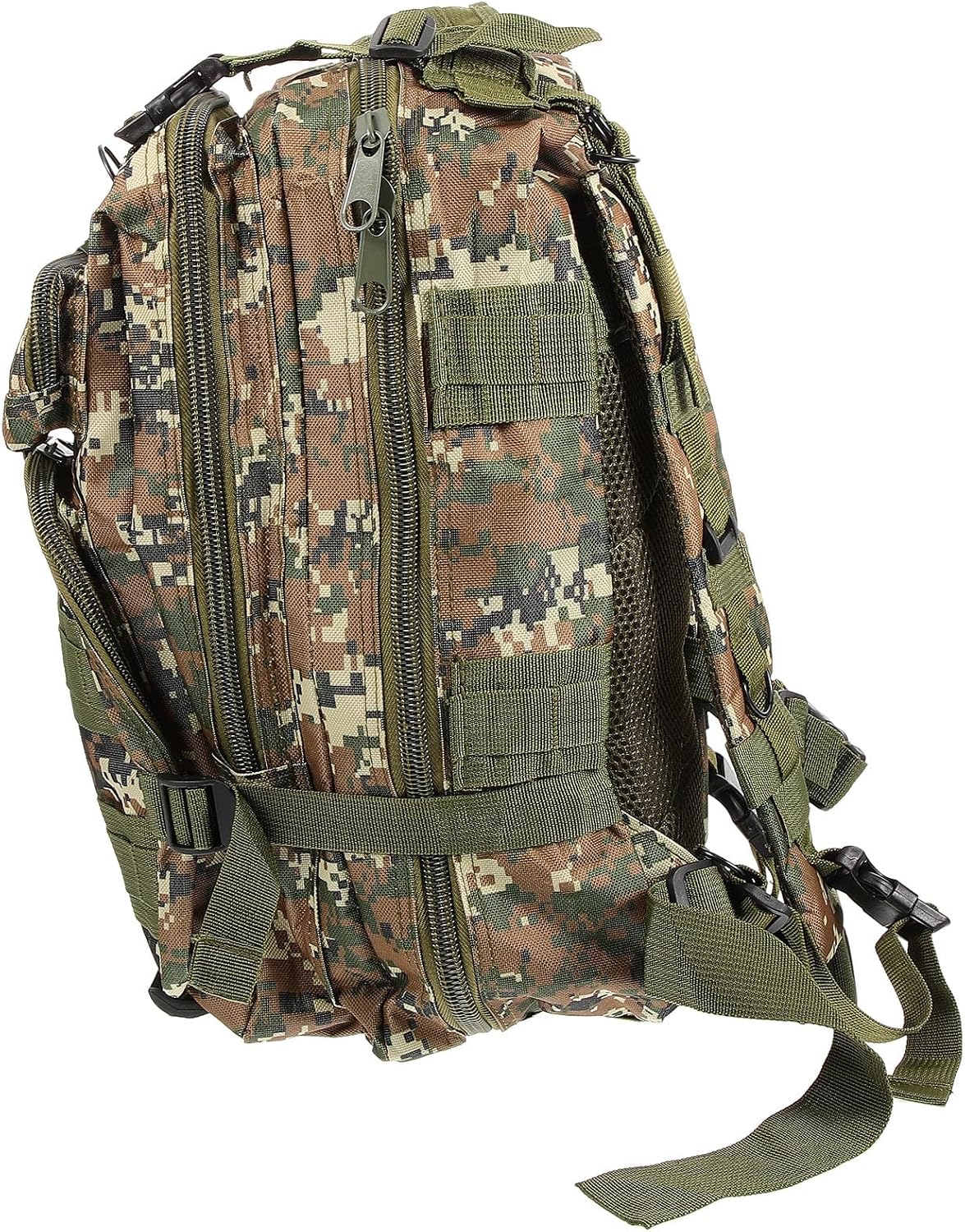 Outdoor Tactical Backpack Hiking Storage Pouch Oxford Cloth Shoulder Bag Large Capacity Survival Gear Organizer for Camping and Outdoor Activities