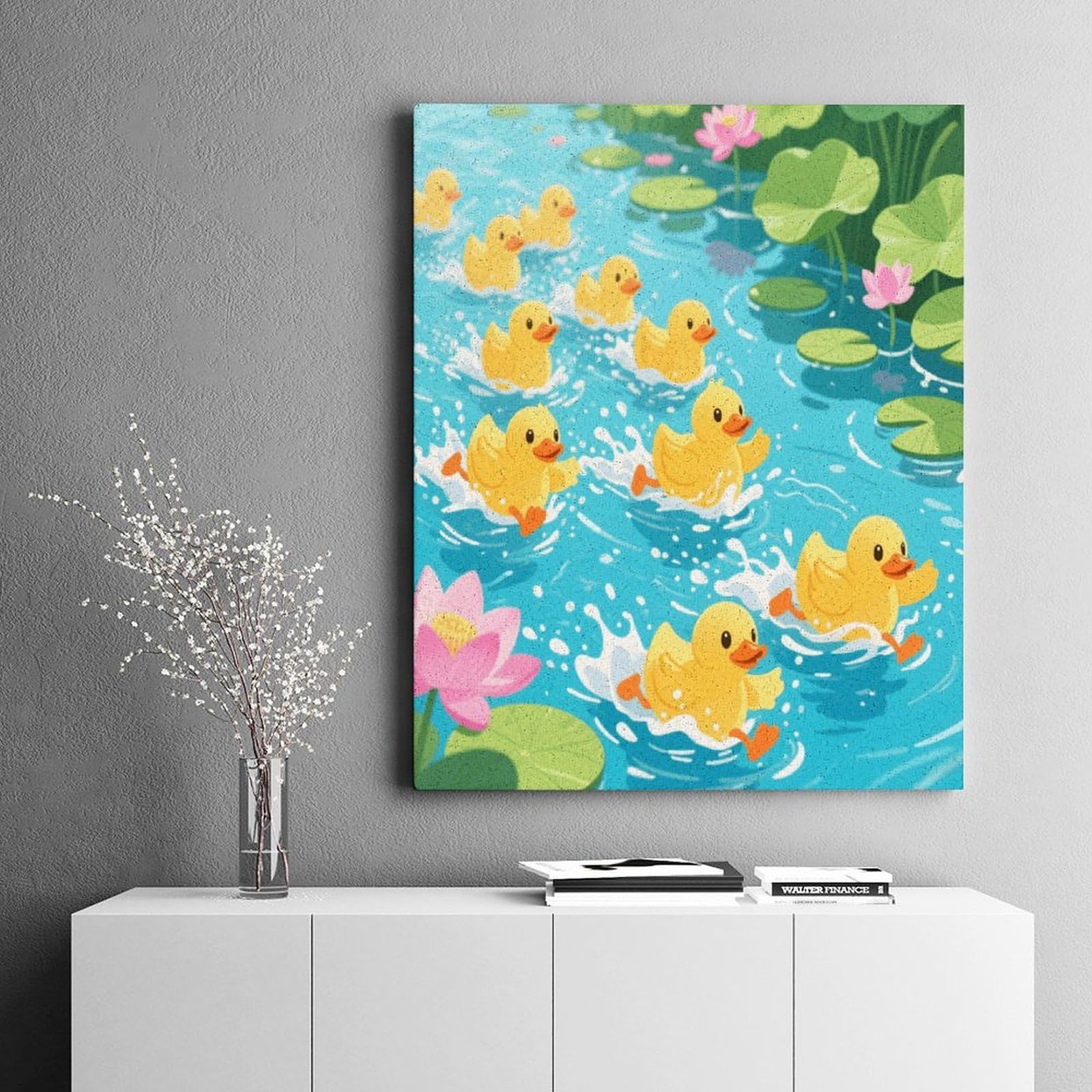 KOAYUBFC Malen nach Zahlen für Erwachsene, Anfänger, Erwachsene, Malen-nach-Zahlen-Kits auf Leinwand, Acryl-Ölfarben, Malerei mit Pinseln als Geschenk, Wanddekoration