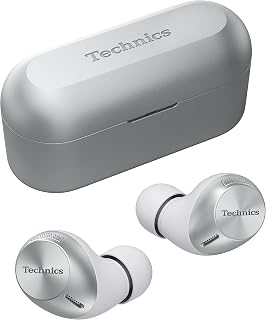 テクニクス ワイヤレスイヤホン EAH-AZ40-S シルバー bluetooth マルチポイント IPX4 アプリ対応