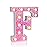 Foaky Pink Light up LettersPink Party Decorations,Girls Room Decor,Glitter Light Up Letters,Alphabet Letter Sign for Night Light Birthday Party Girls Gifts, Home Bar DecorationF