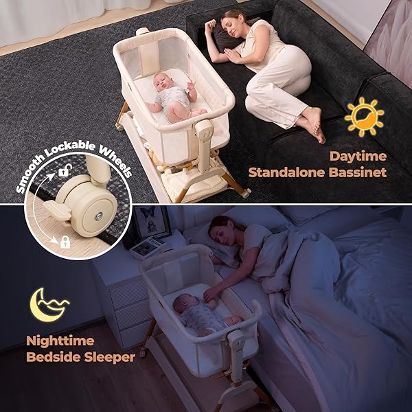 Ezebaby 3-in-1 Bedside Bassinet 2