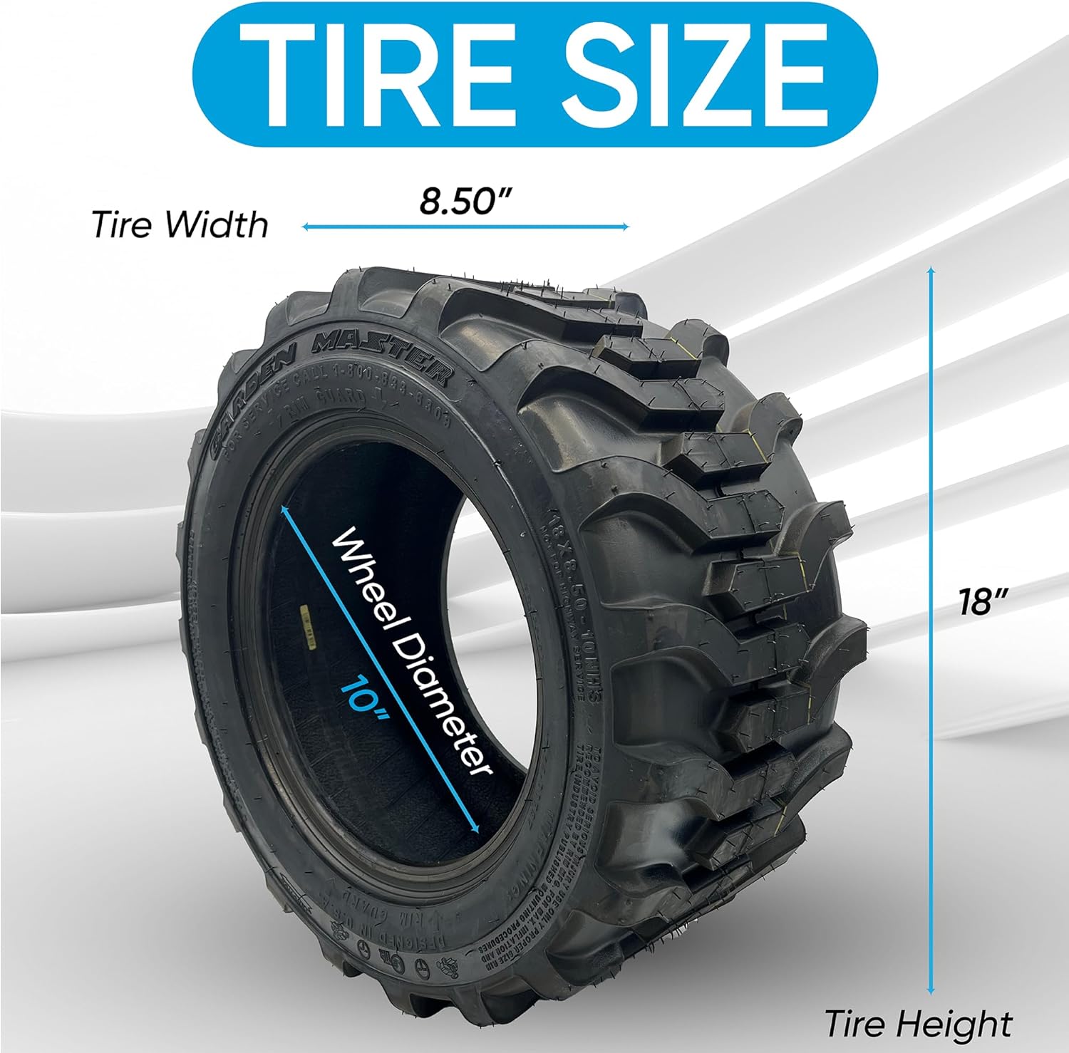 Garden Master Tractor Tire (18x8.50-10)