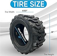 Vista 3 de Garden Master - Neumático para tractor (18x8.50-10)