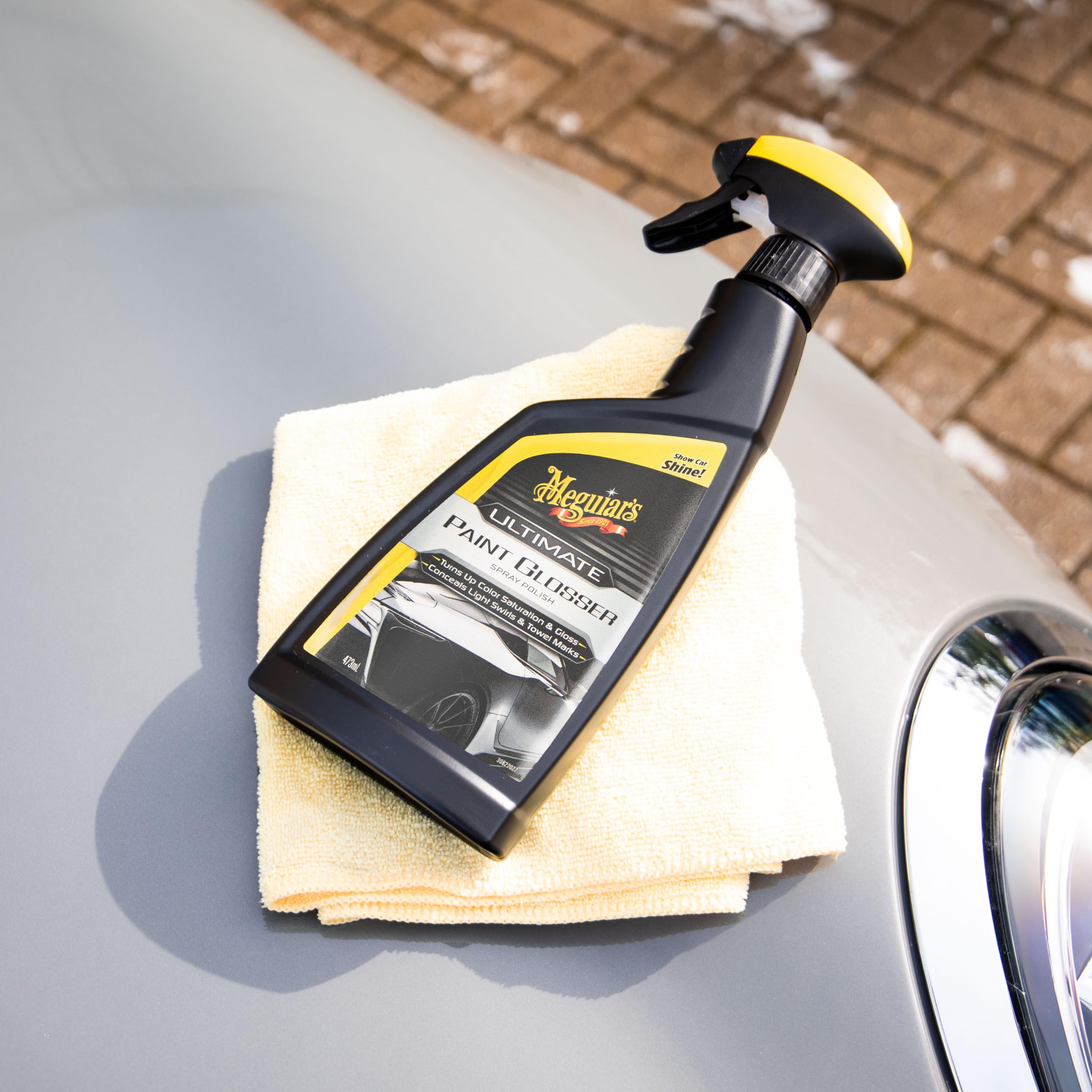 Meguiar's G230316EU Ultimate Insane Shine Paint Glosser, 473 ml, Spray Che Dona un'Incredibile Finitura Lucida alla Vernice