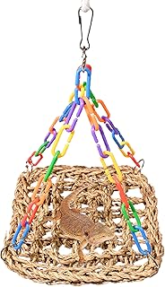 Bearded Dragon Reptile Swing Hanging Bed Hammock Cute Lizard Swing Toy Cotton Lizard Bed Tank Accessories Decorate