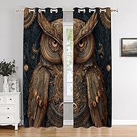 Vista 23 de Maritime Ocean Cafe Curtains,Anchors Nautical Art Blackout Tier Curtain Multilayer Polyester Short Kitchen Drapes 2 Pack 26X24 Inches Anclajes
