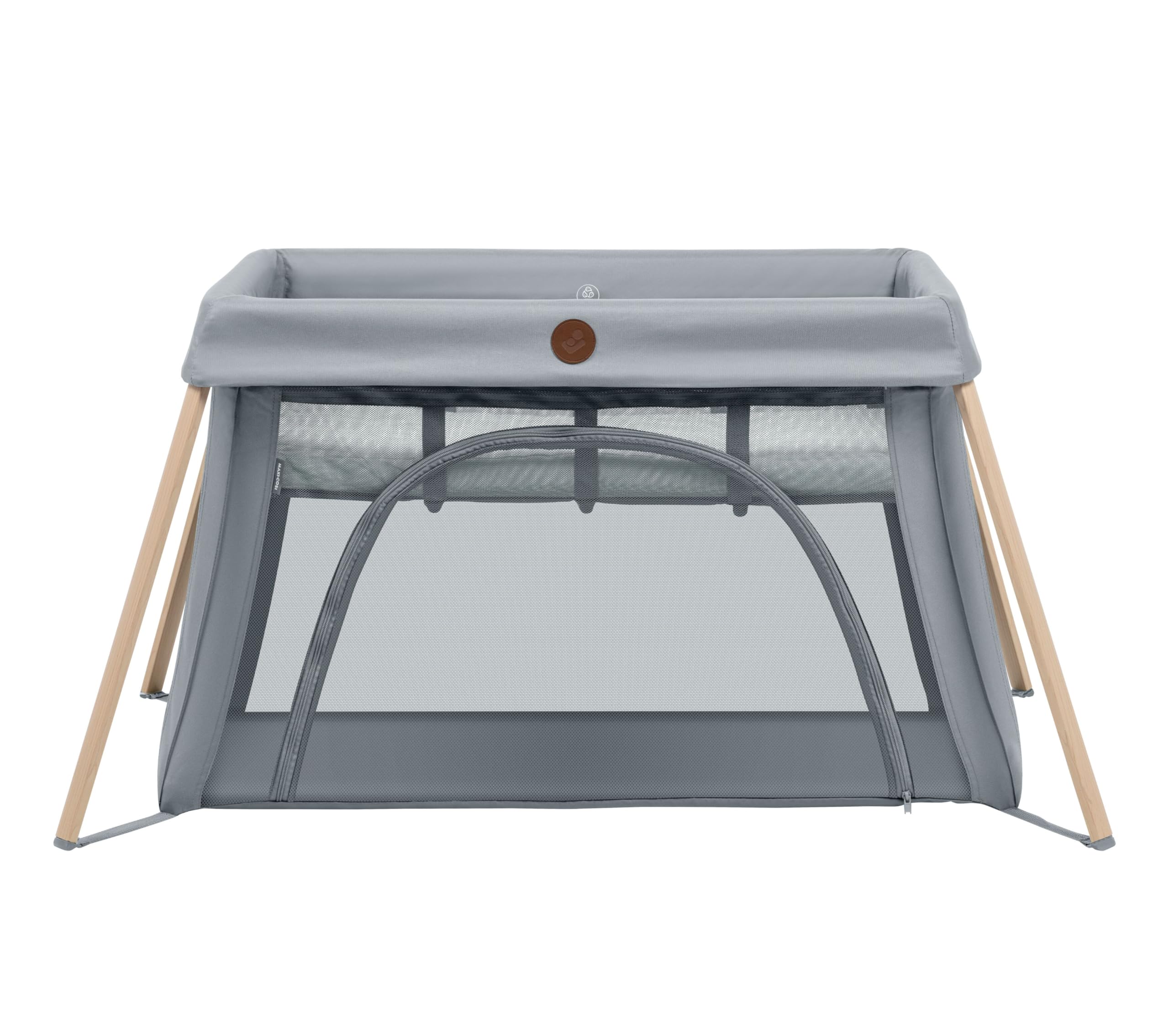 Maxi-Cosi Calao Light Lettino da Viaggio, super compatto e leggero, materasso CloudCore, 2 livelli di riposo, borsa da viaggio, per neonati e bambini (0–3 anni), max 15 kg, Beyond Green Eco