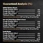 CESAR Classic pain en sauce nourriture humide pour chiens adultes, paquet variété, avec 8 saveurs poulet grillé, 8 saveurs NY Strip & 8 recettes d'agneau, 24x100g plateaux
