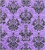 Vista 1 de Cubierta magnética para lavavajillas de Mansión embrujada de Halloween, color morado, cubierta para panel de puerta, nevera, cocina