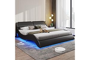 Dictac Queen Led Bed Frame: Luxe Comfort Meets Modern Elegance