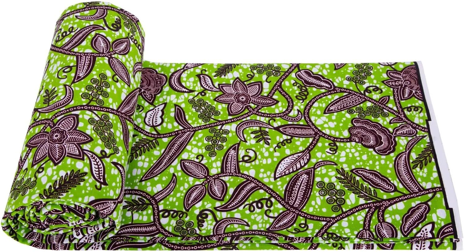 African Fabric 100% Cotton 6 Yards Ankara Wax Print Cotton Fabrics Cloth