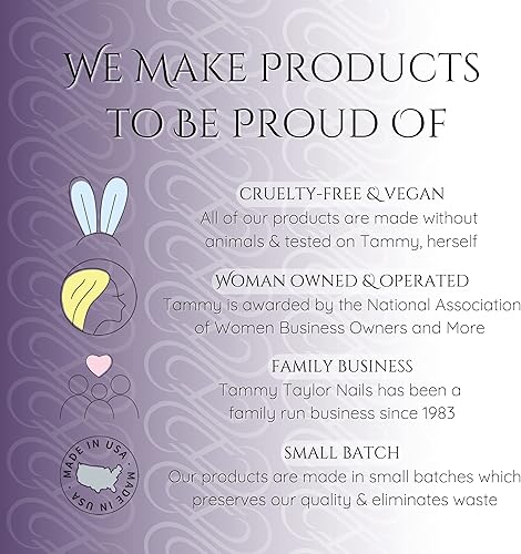 Miniatura 4 de Tammy Taylor Peel N' Stick Purple Terminator - Lima de manicura profesional de grado de salón de belleza, lavable y desinfectante con tablero de