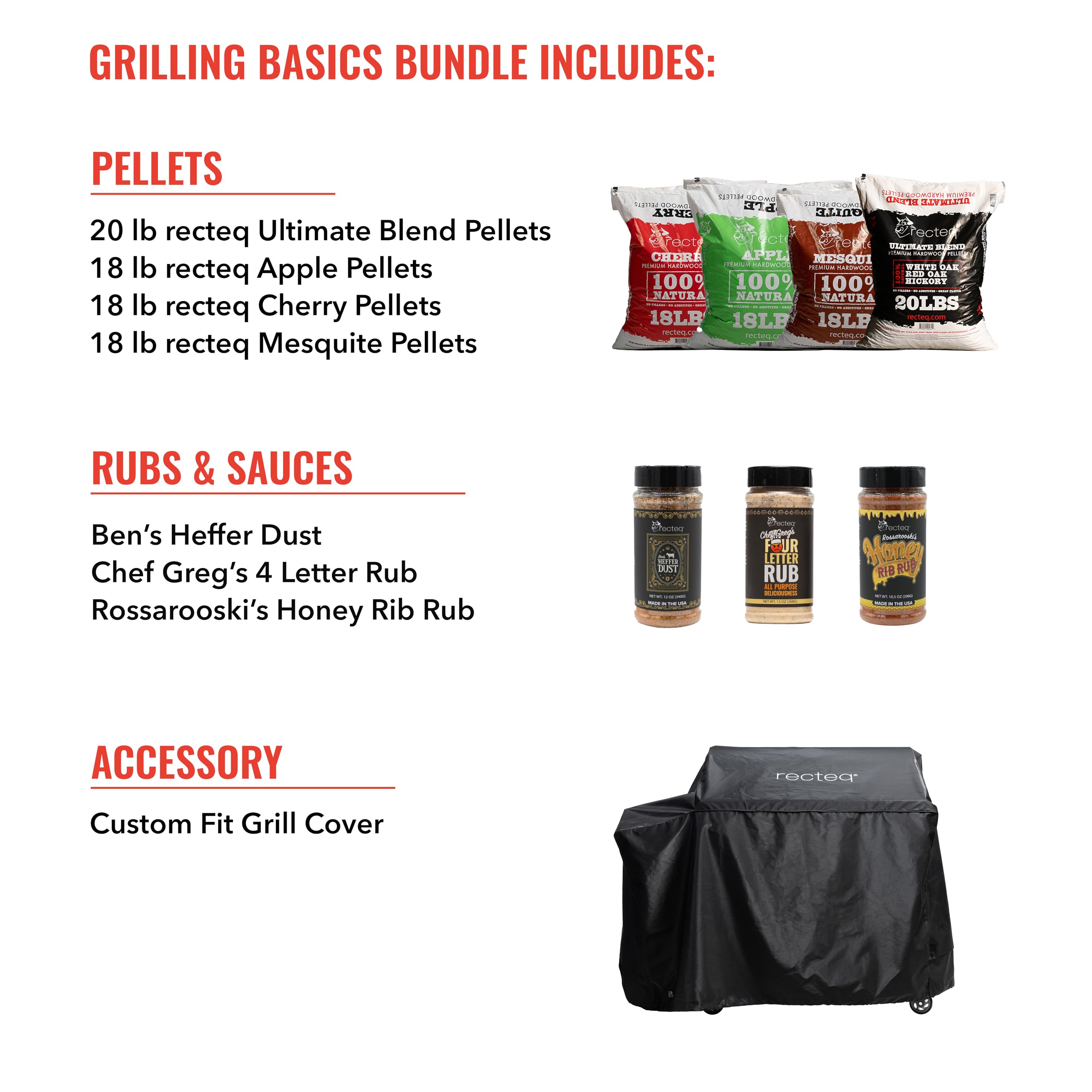 recteq X-Fire Pro 825 Wood Pellet Smoker Grill, Wi-Fi Electric Pellet Grills, Dual Cooking Modes for Hot and Fast + Low and Slow Cooking (Grill + Basics Bundle)