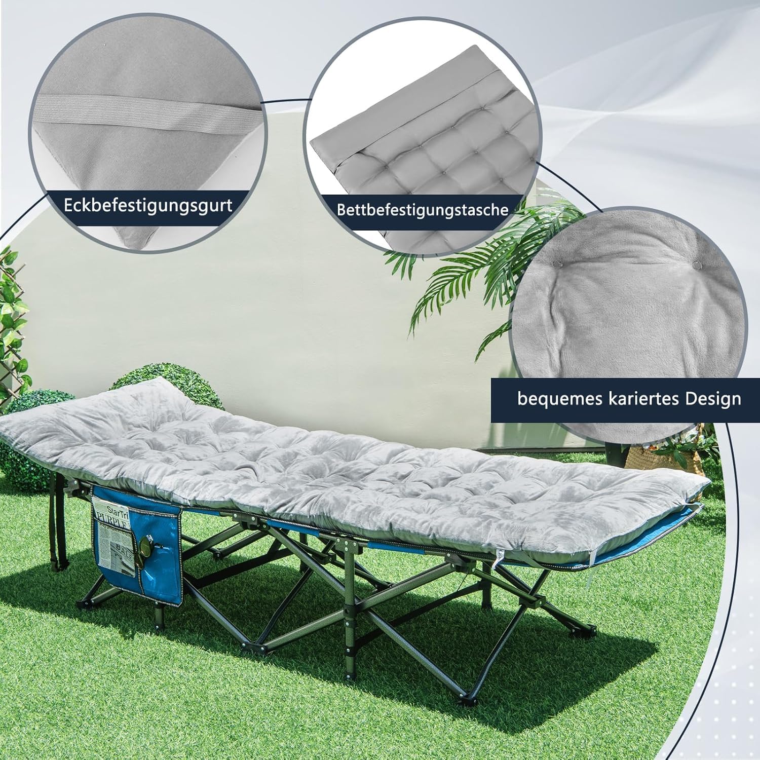 Matelas Gonflable Intex Matelas Pliable YYET Pour Enfant - 190x70cm - Coton Doux - Fond Imperméable - Parfait Pour Voyage Et Camping Duvet Enfant