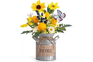 Valery Madelyn Lemon Sunflowers Centerpiece - Summertime Decor