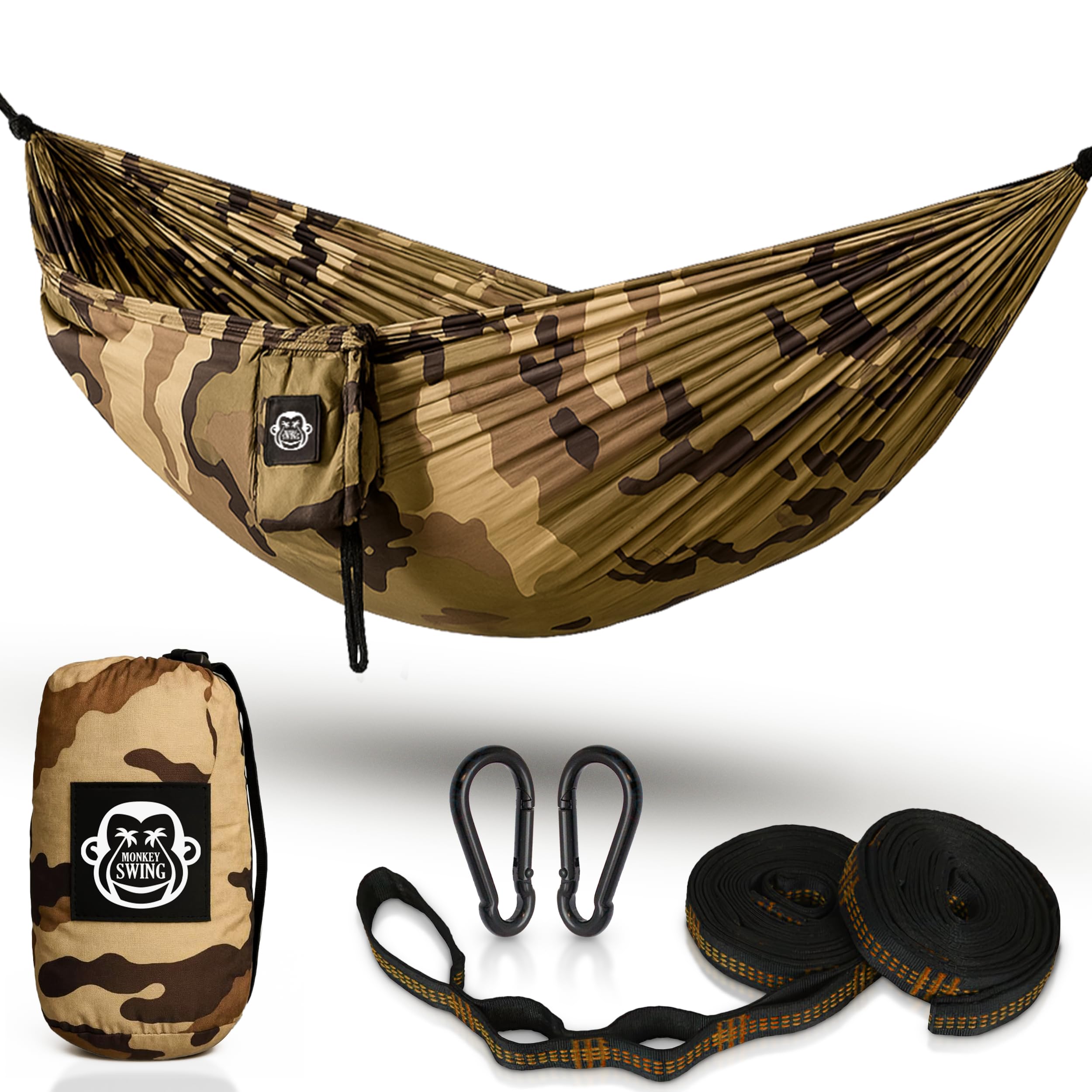 Hamaca Ligero Incluido Completo Set de Colgar Algo I 275x140cm I Chinchorro por Jardin, Ocio, Outdoor, Caminar, Acampar