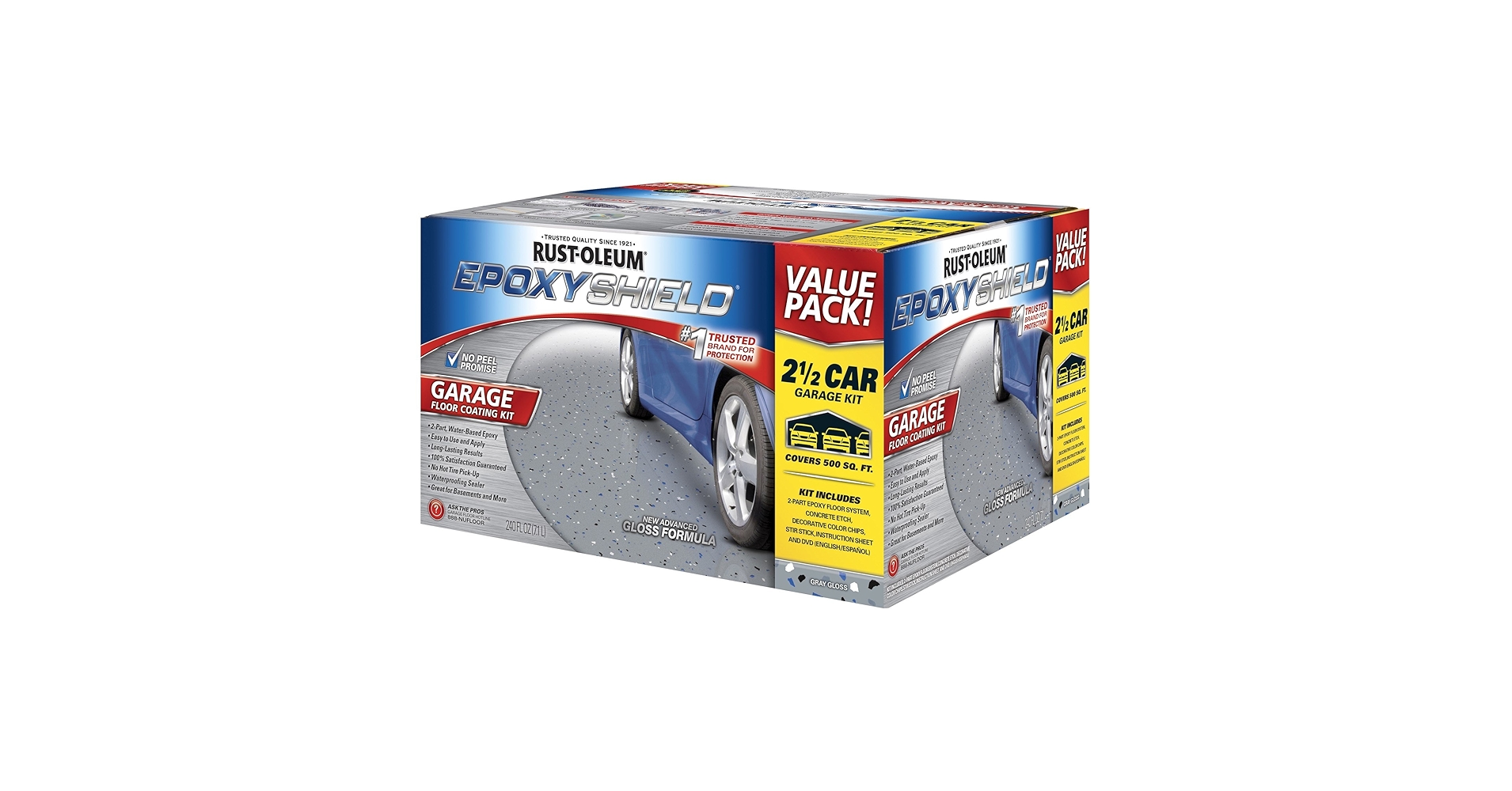 EpoxySheild by Rustoleum 251870 2½ Car Gray Garage Floor