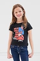 Vista 5 de Miraculous Ladybug Cat Noir Rena Rouge - Paquete de 2 camisetas para niñas pequeñas y grandes