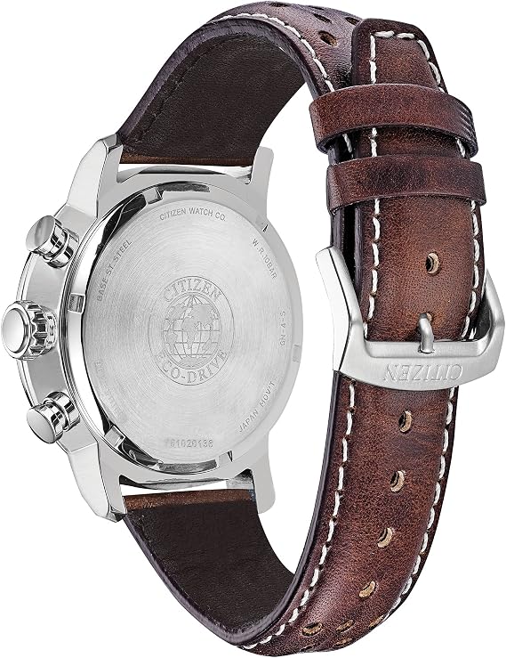 Citizen Men's Eco-Drive Weekender Brycen Chronograph Watch in Stainless Steel