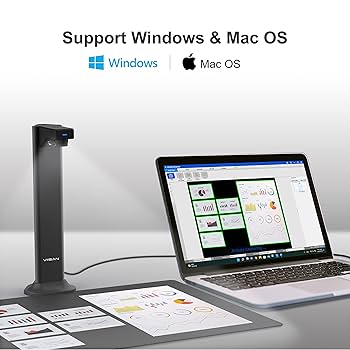 Amazon | VIISAN DL8 スマートドキュメントスキャナー USBブック