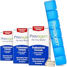 Prevagen Professional Formula - 90 Capsules 3 Month Supply | Formulated for Your Brain | 40mg of Apoaequorin Plus Vitamin D3 with 7-Day Pill Minder