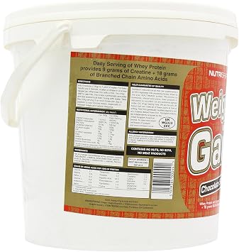 Nutrisport Weight Gain Chocolate Powder 5Kg, 066498