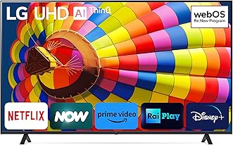 Lg uhd televisione 75 pollici smart tv ultra hd telecomando puntatore 75UT80006LA.API