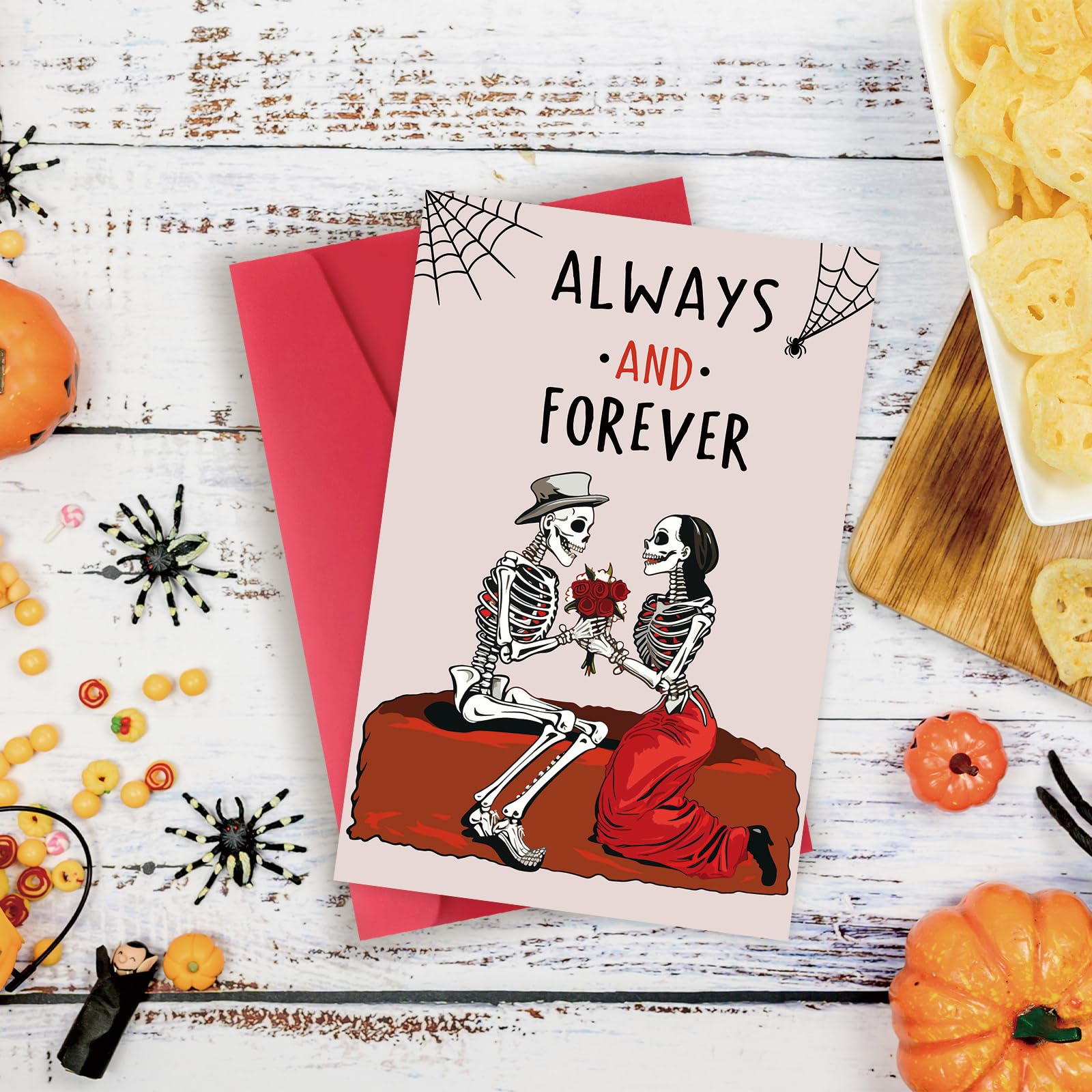 Valentinstag Geschenkkarte Lustige Halloween-Karte, Liebeskarte, Für  Freund, Freundin, Paar Valentinskarte Für Sie, image size:1600x1600