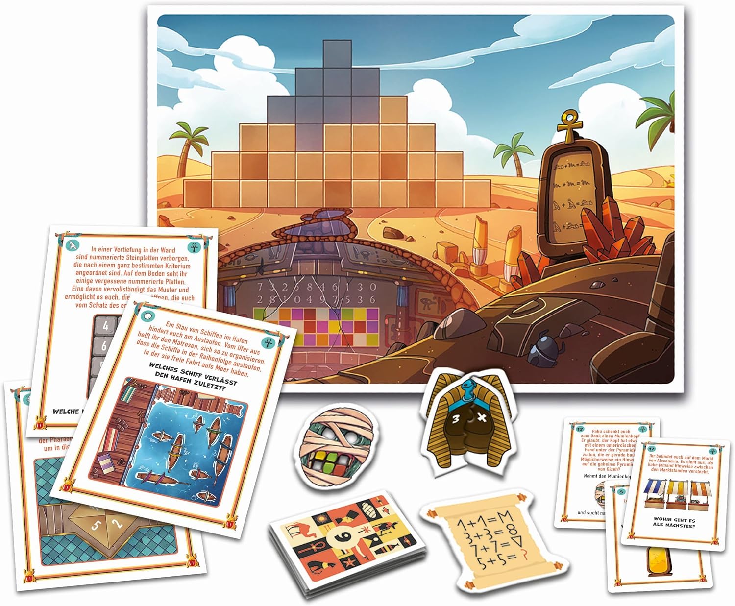 Clementoni Galileo Escape Game - The Mysterious Library - Escape Game for Children from 8 Years - Board Game & Family Game 59370
