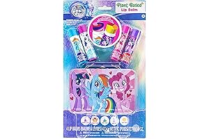 My Little Pony 4 Pack Vegan Lip Balm Set for Girls