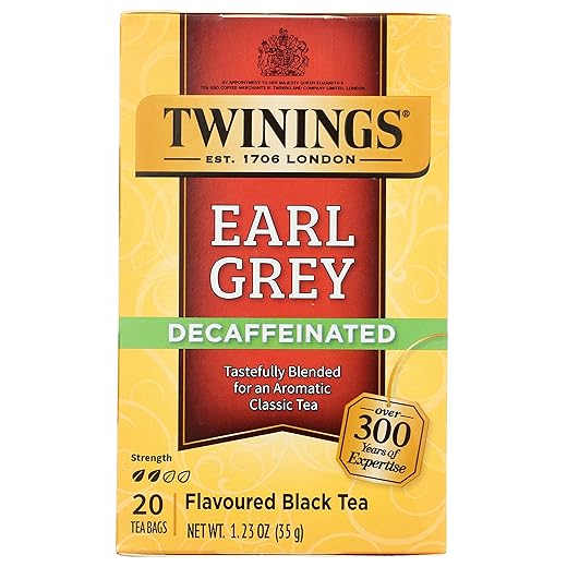 TWININGS TEA, TEA,DECAF,EARL GREY 20 BAG