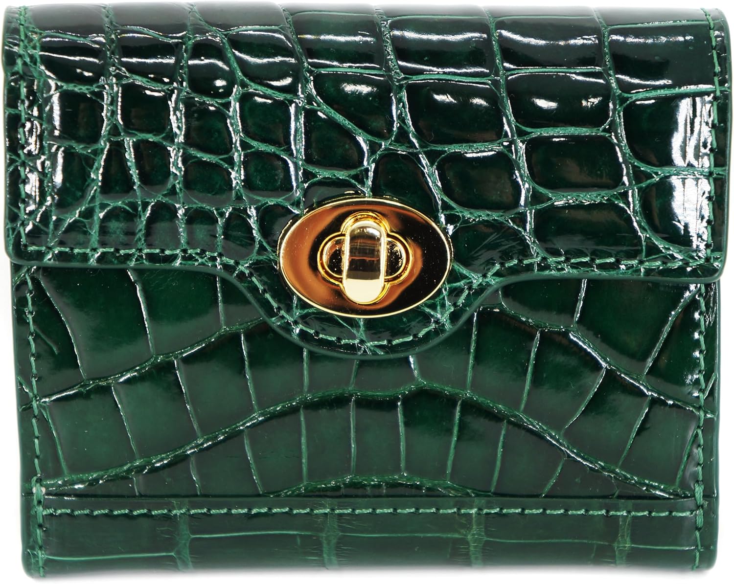 楽天市場】シャイニングクロコダイル 三つ折り財布 コンパクト財布