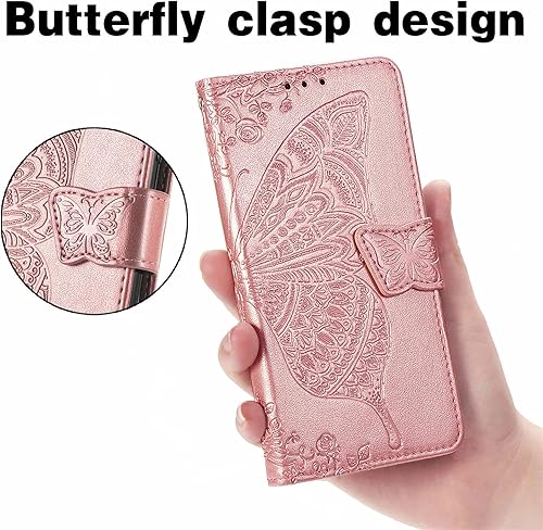 Miniatura 4 de OOPKINS Funda para Samsung Galaxy A04e Flip Case, piel sintética premium Galaxy A04e Funda tipo cartera con ranuras para tarjetas, cierre magnético,
