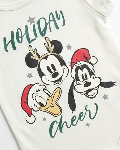 Miniatura 5 de Disney Juego de regalo de 7 piezas para bebés niños y niñas, diseño de Mickey Mouse, Winnie the Pooh y Minnie Mouse (talla 0-6M)