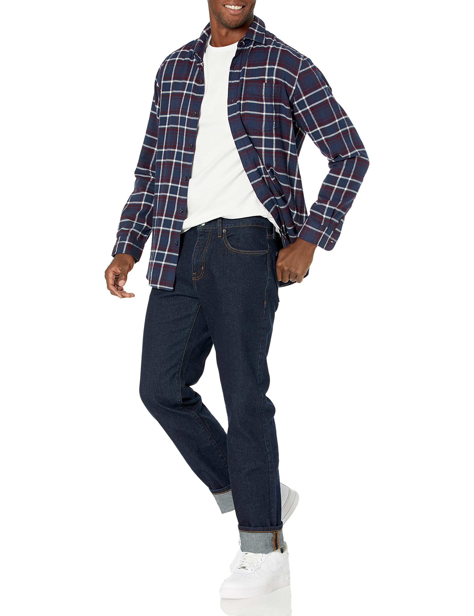 Amazon Essentials Jeans Elasticizzati con Taglio Dritto - colori fuori produzione Uomo