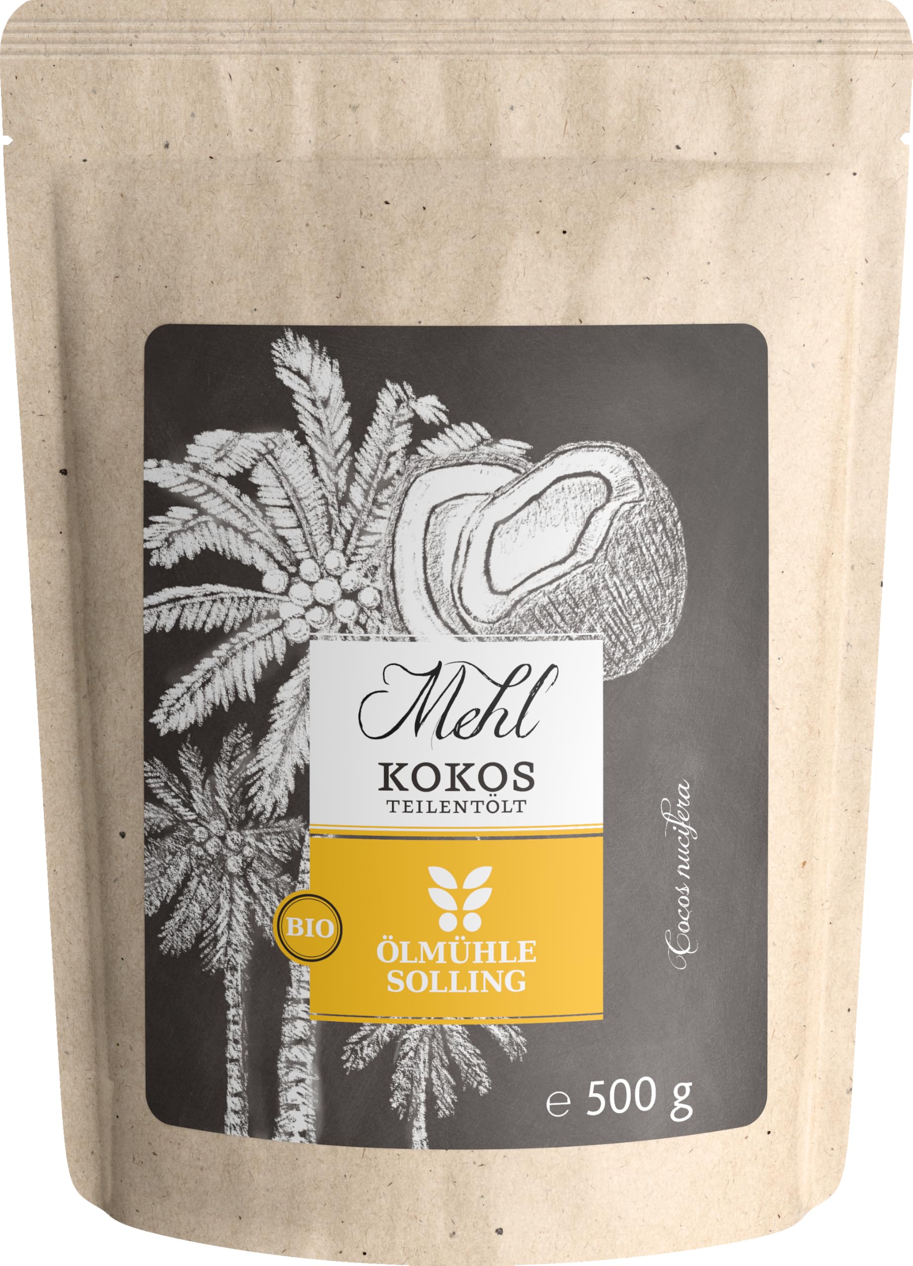 Ölmühle Solling Kokosmehl teilentölt 500g