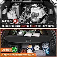 Vista 60 de Powerty Cubierta de Carga para Accesorios Kia Sportage 2023-2025 2026, Textura de Lona Cubierta Retráctil para Maletero Trasero de Carga de Equipaje